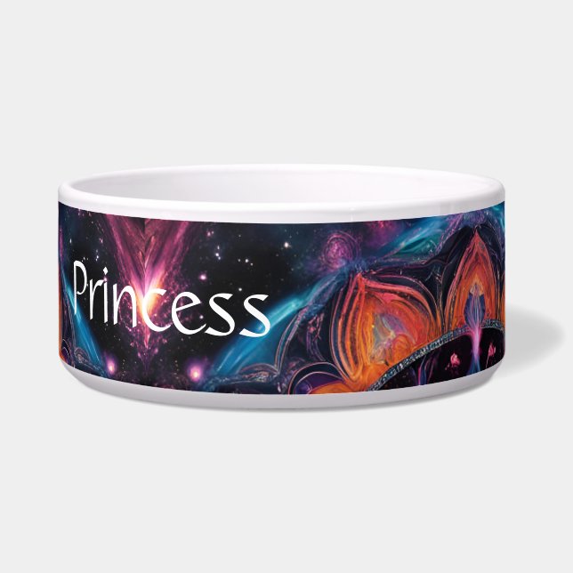 Orange Blue Pink Mandala in space  (Front)