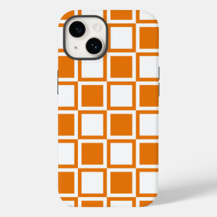Orange Bold Mod Squares Case-Mate iPhone 14 Case