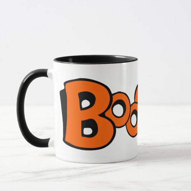 Orange Boo Mug (Left)