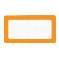 Orange border blank