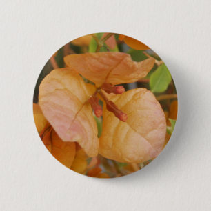 Orange Bougainvillea Button