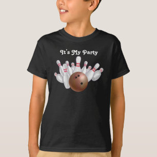Orange Bowling Party T-Shirt