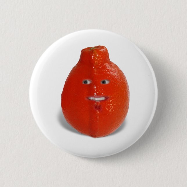 Orange Boy 6 Cm Round Badge (Front)