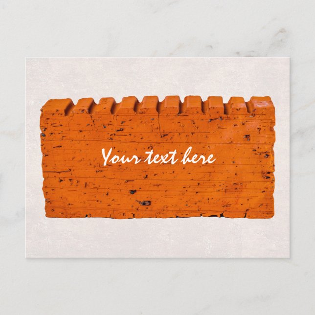 Orange Brick - Atom Of Creation Postcard (Front)