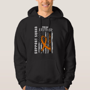 Orange Brother Multiple Sclerosis Flag Supporter P Hoodie
