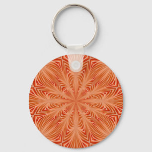Orange Burst Key Ring