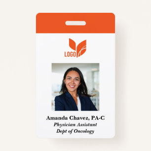 Orange Business Employee Photo ID Badge