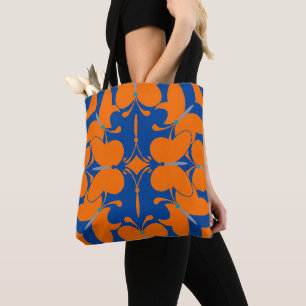 Orange Butterflies Fun Tote Bag
