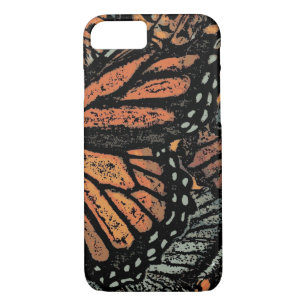Orange butterfly fantasy abstract art iPhone 8/7 case