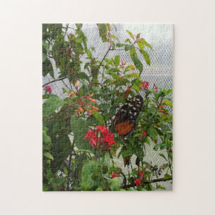 ORANGE BUTTERFLY JIGSAW PUZZLE