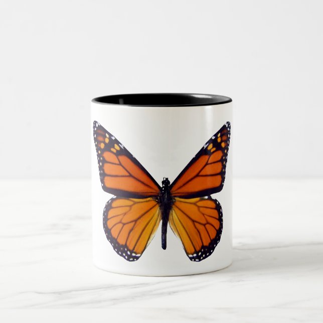 Orange Butterfly Mug (Center)