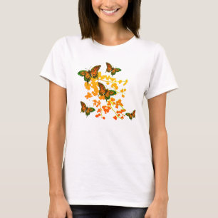 Orange Butterfly T-Shirt