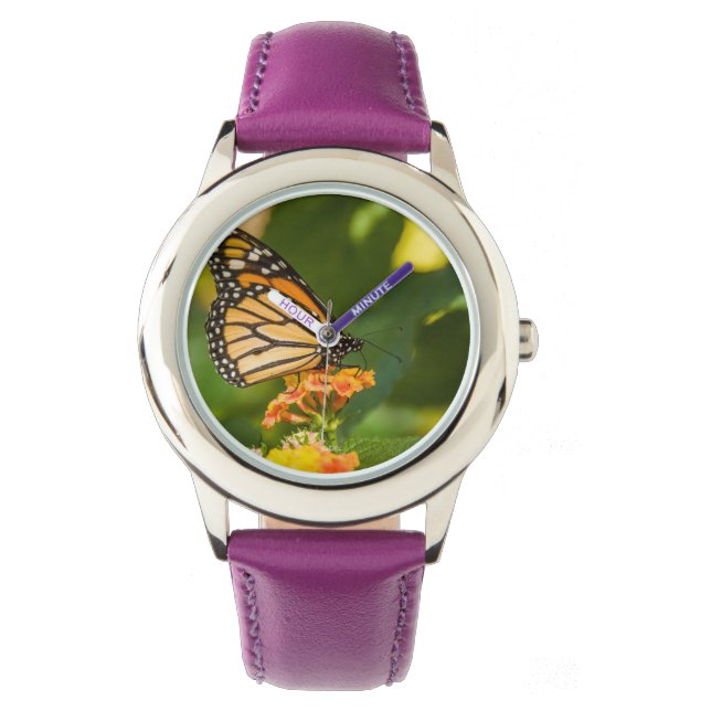 Orange butterfly watch (Front)