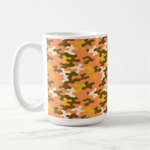 Orange Camo Coffee Mug