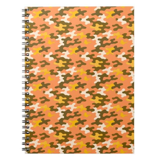 Orange Camo Notebook (Front)