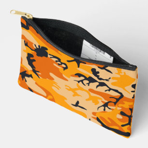 Orange Camouflage, Military, Army Accessory Pouch