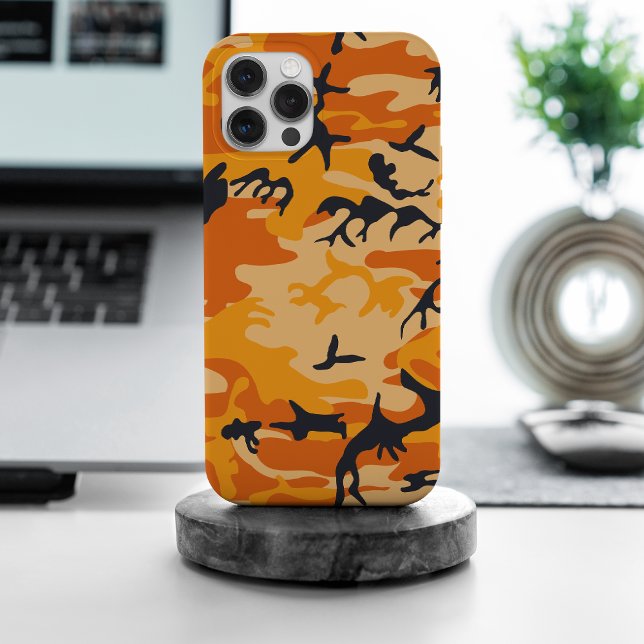 Orange Camouflage, Military, Army Case-Mate iPhone Case (Creator Uploaded)