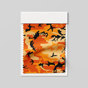 Orange Camouflage, Military, Army Fabric