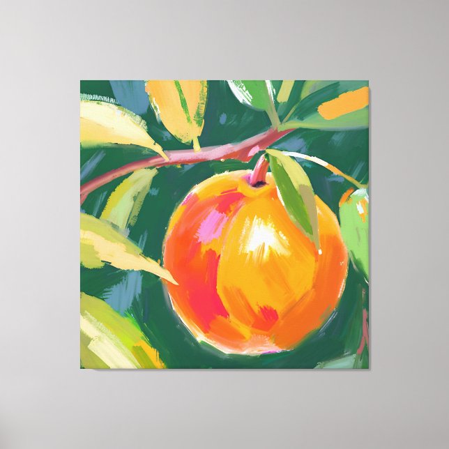 Orange Canvas Print (Front)