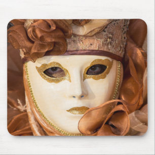 Orange Carnival costume, Venice Mouse Pad