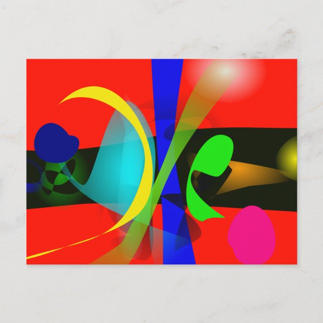 Orange Carnival Postcard (Front)