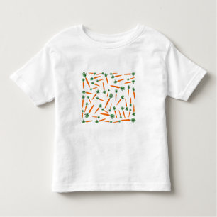 Orange Carrot Pattern Toddler T-Shirt
