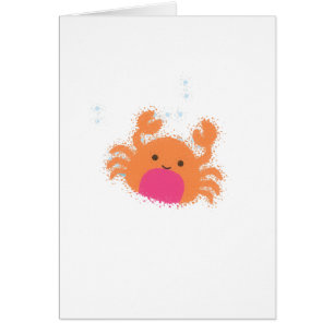 Orange Cartoon Crab