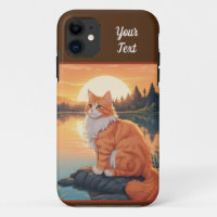 Orange Cat by Lake