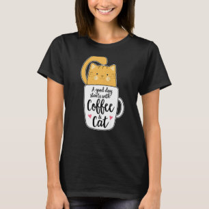 Orange Cat Coffee Mug Cat T-Shirt