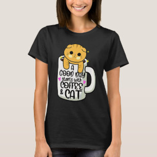 Orange Cat Coffee Mug Cat T-Shirt