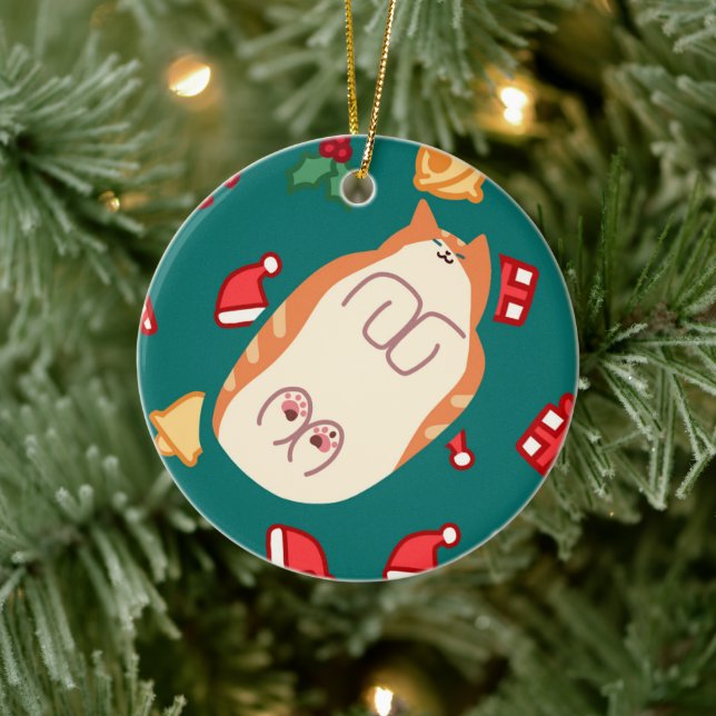 Orange cat ornament (Tree)
