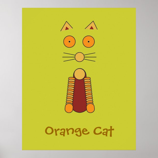 Orange Cat Poster (Front)