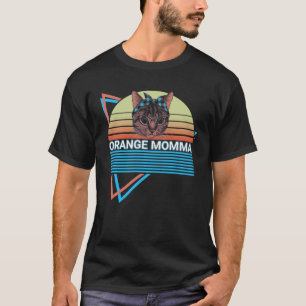Orange Cat Retro T-Shirt