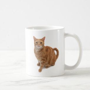 Orange Cat Standing Coffee Mug