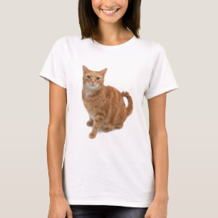 Orange Cat Standing T-Shirt