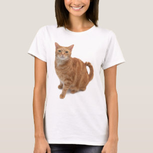 Orange Cat Standing T-Shirt
