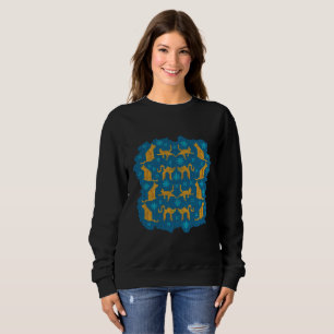Orange cats. Ugly sweater. Sweatshirt