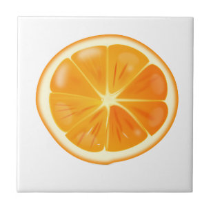 Orange  Ceramic Tile