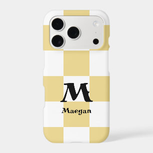 Orange Checkered Pattern Background