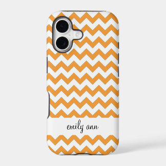 Orange Chevrons ZigZag iPhone 5 Case