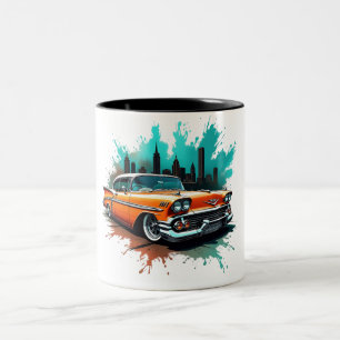 Orange Chevy Splash Mug