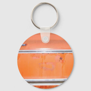 Orange Chevy Truck Door Key Ring