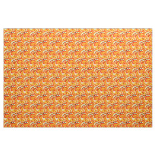 Orange chic fabric