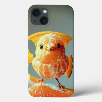 Orange, chick iPhone 13 case