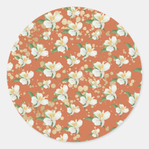 Orange Chicken Recipe Classic Round Sticker