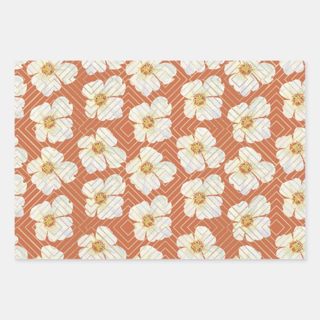 Orange Chicken Wrapping Paper Sheet (Front)