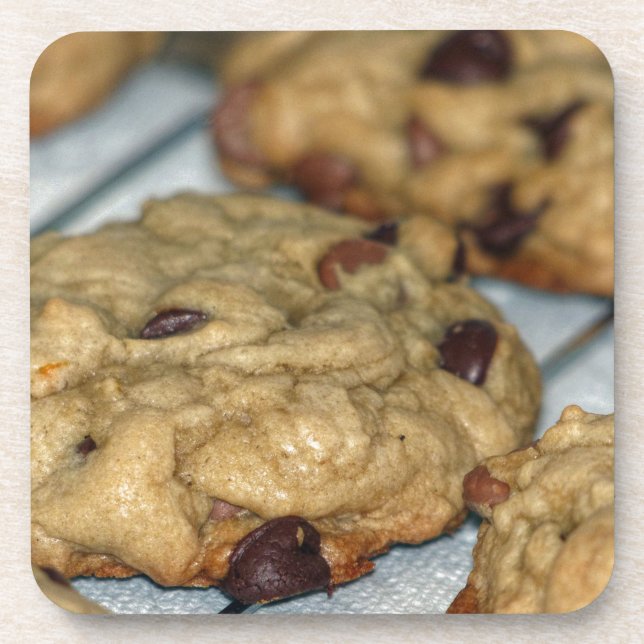 Orange Chocolate Chip Cookies Coaster (Front)