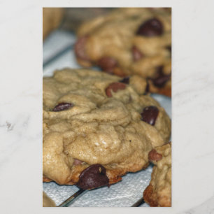 Orange Chocolate Chip Cookies Stationery