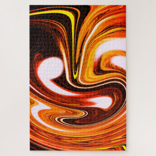 Orange chocolate jigsaw puzzle