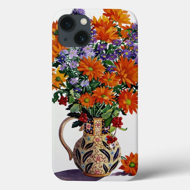 Orange Chrysanthemums Case-Mate iPhone Case (Back)